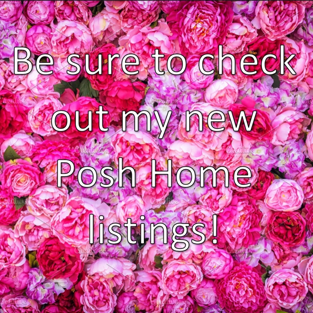New posh home listings are available in my closet!